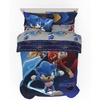 image:imageHot Wheels Race Track 4 Piece Toddler Bed Set  Super Soft amp Cozy Reversible Microfiber Comforter and Sheets Officially Licensed Product by FrancoSonic the Hedgehog 3