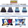 image:imageHot Wheels Race Track 4 Piece Toddler Bed Set  Super Soft amp Cozy Reversible Microfiber Comforter and Sheets Officially Licensed Product by FrancoSonic the Hedgehog