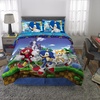 image:imageHot Wheels Race Track 4 Piece Toddler Bed Set  Super Soft amp Cozy Reversible Microfiber Comforter and Sheets Officially Licensed Product by FrancoSonic
