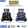 image:imageHot Wheels Race Track 4 Piece Toddler Bed Set  Super Soft amp Cozy Reversible Microfiber Comforter and Sheets Officially Licensed Product by FrancoSonic the Hedgehog