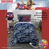 image:imageHot Wheels Race Track 4 Piece Toddler Bed Set  Super Soft amp Cozy Reversible Microfiber Comforter and Sheets Officially Licensed Product by FrancoTransformers  Robot Moves