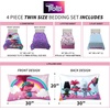 image:imageHot Wheels Race Track 4 Piece Toddler Bed Set  Super Soft amp Cozy Reversible Microfiber Comforter and Sheets Officially Licensed Product by FrancoTrolls World Tour