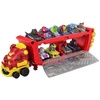 image:imageHot Wheels RacerVerse Marvel Hulkbuster Hauler Transport amp Store Up to 10 Toy Vehicles Detachable Cab with FlipUp Helmet amp NonRemovable FigureHauler