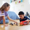 image:imageHot Wheels RacerVerse Marvel Hulkbuster Hauler Transport amp Store Up to 10 Toy Vehicles Detachable Cab with FlipUp Helmet amp NonRemovable FigureHauler