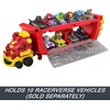 image:imageHot Wheels RacerVerse Marvel Hulkbuster Hauler Transport amp Store Up to 10 Toy Vehicles Detachable Cab with FlipUp Helmet amp NonRemovable FigureHauler