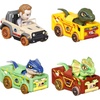 image:imageHot Wheels RacerVerse Set of 4 DieCars 164 Scale Toy Cars Optimized for Driving on Tracks with Pop Culture Characters as DriversJurassic World