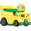 image:imageHot Wheels RacerVerse Set of 4 DieCars 164 Scale Toy Cars Optimized for Driving on Tracks with Pop Culture Characters as DriversTeenage Mutant Ninja Turtles