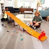 image:imageHot Wheels Toy Car Playset with Lights Sounds amp 6 164 Scale Vehicles Super 6Lane Raceway 8foot Track that Rolls Up for Storage Amazon ExclusiveRaceway