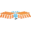 image:imageHot Wheels Toy Car Straight Track Set with 37 Component Building Parts amp 164 Scale VehicleTrack Pack