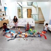 image:imageHot Wheels Toy Car Straight Track Set with 37 Component Building Parts amp 164 Scale VehicleTrack Pack