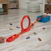 image:imageHot Wheels Toy Car Track Set Track Builder Playset Flame Stunt Pack with 16 Component Parts amp 164 Scale Vehicle in Modular Storage ContainerModern