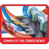 image:imageHot Wheels Track Set and Toy Car LargeScale Motorized Track with 3 Corkscrew Loops 3 Crash Zones and Toy Storage Amazon ExclusiveStandard