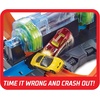 image:imageHot Wheels Track Set and Toy Car LargeScale Motorized Track with 3 Corkscrew Loops 3 Crash Zones and Toy Storage Amazon ExclusiveStandard