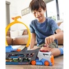 image:imageHot Wheels Transporter Truck Mobile Playset Large Loop Collapsible Launcher Room for 18 DieCast 116 Vehicles Ages 3 and UpMulticolor