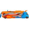 image:imageHot Wheels Transporter Truck Mobile Playset Large Loop Collapsible Launcher Room for 18 DieCast 116 Vehicles Ages 3 and UpMulticolour
