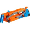 image:imageHot Wheels Transporter Truck Mobile Playset Large Loop Collapsible Launcher Room for 18 DieCast 116 Vehicles Ages 3 and UpMulticolour