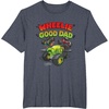 image:imageHot Wheels Wheelie Good Dad TShirtHeather Blue