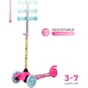 image:imageKick Scooter for Kids 3 Wheel Self Balancing Light Up LED WheelsBarbie
