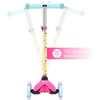 image:imageKick Scooter for Kids 3 Wheel Self Balancing Light Up LED WheelsBarbie