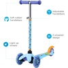 image:imageKick Scooter for Kids 3 Wheel Self Balancing Light Up LED WheelsBluey