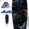 image:imageKick Scooter for Kids 3 Wheel Self Balancing Light Up LED WheelsJurassic Park