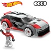 image:imageMEGA Hot Wheels Building Toy Race Car Playset Audi RS 6 GTO Concept with 77 Pieces 1 Micro Action Figure Driver Grey Kids Age 5 YearsGrey