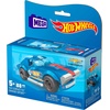 image:imageMEGA Hot Wheels Race Car Building Toys Set 17 Camaro with 89 Pieces 1 Micro Action Figure Driver Yellow Kids Ages 5 Years64 Corvette Grand Sport