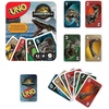 image:imageMattel Games UNO F1 Card Game for Kids Families Travel amp Camping Deck Features Images from the World of Formula 1 RacingUNO Jurassic World
