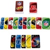 image:imageMattel Games UNO F1 Card Game for Kids Families Travel amp Camping Deck Features Images from the World of Formula 1 RacingUNO NFL