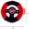 image:imageMegatoys Hot Wheels Plush Car Pet Bed  Themed Blue Car Design for Dogs and Cats with Toy Steering Wheel and TireHot Wheels