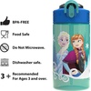 image:imageZak Designs Mattel Hot Wheels Sage 16oz LeakProof Straw Kids Water BottleElsa  Anna