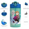 image:imageZak Designs Mattel Hot Wheels Sage 16oz LeakProof Straw Kids Water BottleElsa  Anna