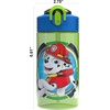 image:imageZak Designs Mattel Hot Wheels Sage 16oz LeakProof Straw Kids Water BottlePaw Patrol