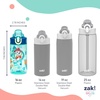 image:imageZak Designs Mattel Hot Wheels Sage 16oz LeakProof Straw Kids Water BottlePaw Patrol Chase  Marshall  Skye  Rubble
