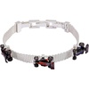 image:imageAlex and Ani Hot Wheels Bracelets  Moveable Enamel Charms Checkered Flag Motif Adjustable Stackable Designs Ideal Gift for WomenMoveable Racecar Mesh Bracelet