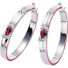 image:imageAlex and Ani Hot Wheels EarringsRacecar Hoop Shiny Silver
