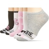 image:imageBarbie Womens Classic 5 Pack No Show Ankle SocksBlack Assorted