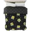 image:imageFranco Kids Bedding Super Soft Microfiber Reversible Comforter TwinFull Hot WheelsBlack  Spongebob Squarepants