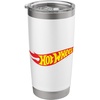 image:imageHot Wheels  Hot Wheels Logo Stainless Steel Insulated TumblerWhite