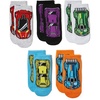 image:imageHot Wheels Boys Race Car 5 Pack Shorty SocksGrey Assorted