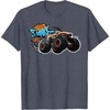 image:imageHot Wheels Monster Trucks  Tiger Shark TShirtHeather Blue