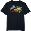 image:imageHot Wheels Monster Trucks  Tiger Shark vs Gunkster TShirtBlack