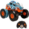 image:imageHot Wheels Monster Trucks RC Toy RemoteControl Transforming Rhinomite in 112 Scale amp 164 Scale Race Ace Converts into Launcher Connects to TrackRhinomite