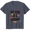image:imageHot Wheels My Dad is a Legend TShirtHeather Blue