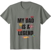 image:imageHot Wheels My Dad is a Legend TShirtOlive Heather