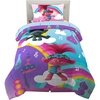 image:imageHot Wheels Race Track 4 Piece Toddler Bed Set  Super Soft amp Cozy Reversible Microfiber Comforter and Sheets Officially Licensed Product by FrancoTrolls World Tour