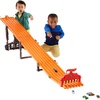 image:imageHot Wheels Toy Car Playset with Lights Sounds amp 6 164 Scale Vehicles Super 6Lane Raceway 8foot Track that Rolls Up for Storage Amazon ExclusiveRaceway