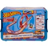 image:imageHot Wheels Toy Car Track Set Track Builder Playset Flame Stunt Pack with 16 Component Parts amp 164 Scale Vehicle in Modular Storage ContainerModern
