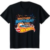 image:imageKids Hot Wheels Birthday Confetti Brother of Birthday Girl TShirtBlack
