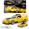image:imageMattel Brick Shop Hot Wheels Speed Series Building Set 07 Honda S2000 with 257 Pieces Realistic Details and Custom Decals Adult Collectors and Kids Ages 10Multicolor